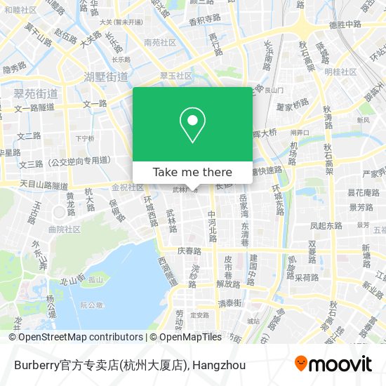 Burberry官方专卖店(杭州大厦店) map