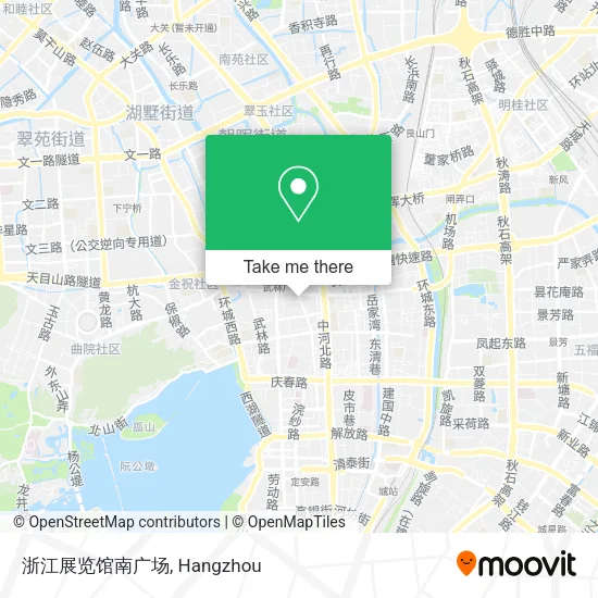 浙江展览馆南广场 map