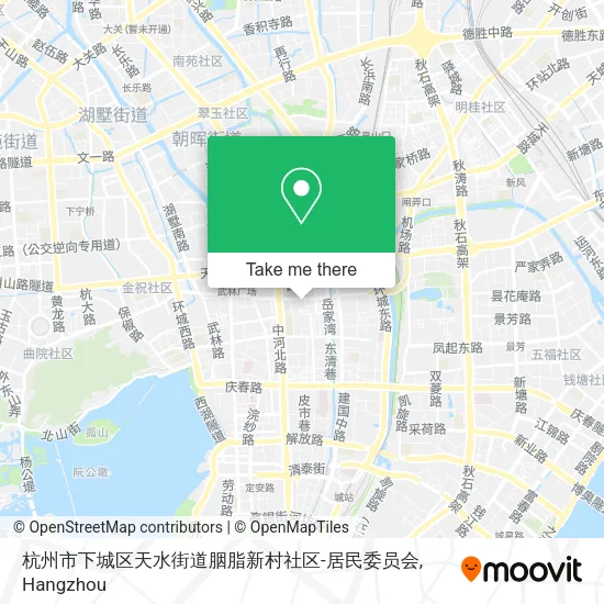 杭州市下城区天水街道胭脂新村社区-居民委员会 map
