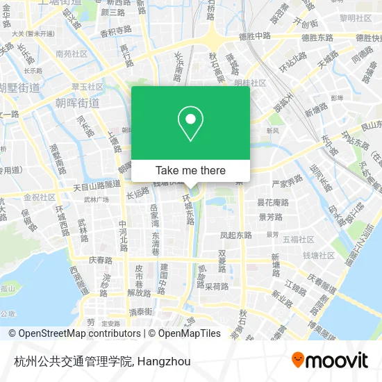 杭州公共交通管理学院 map