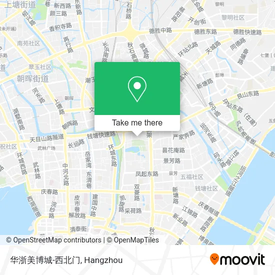 华浙美博城-西北门 map