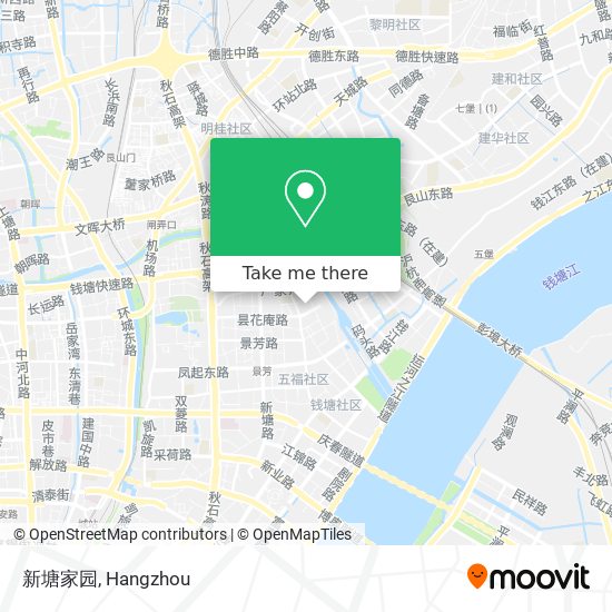 新塘家园 map