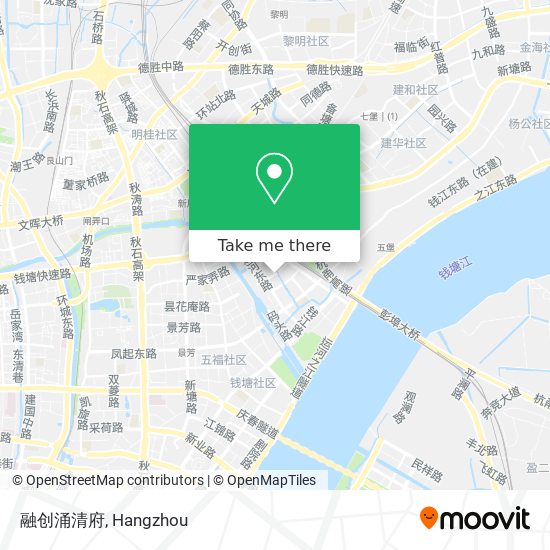 融创涌清府 map
