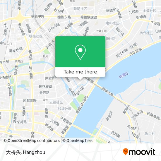 大桥头 map