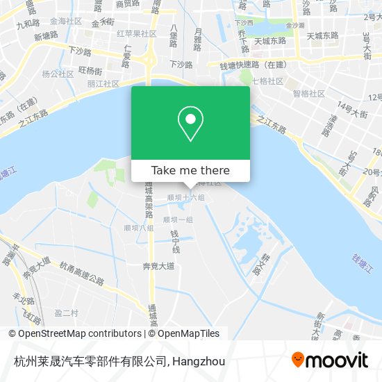 杭州莱晟汽车零部件有限公司 map
