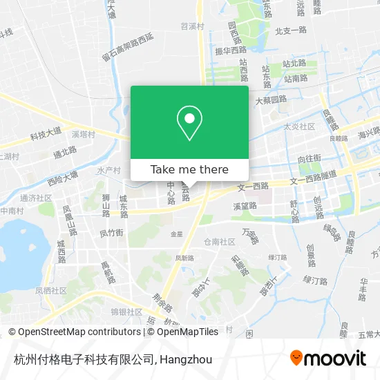 杭州付格电子科技有限公司 map