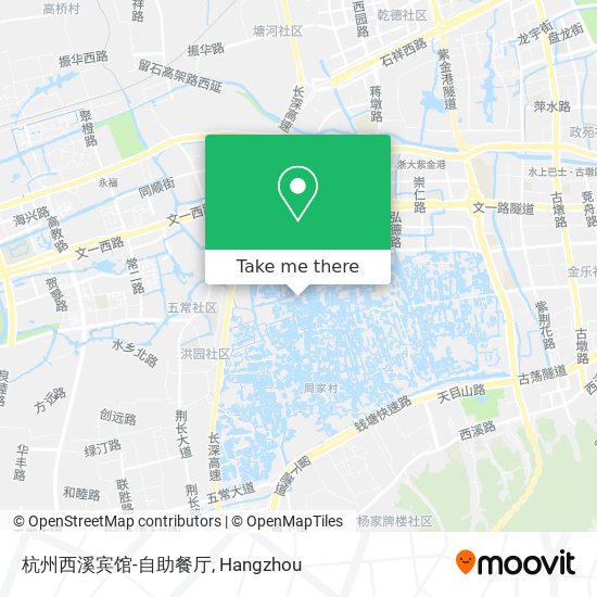 杭州西溪宾馆-自助餐厅 map
