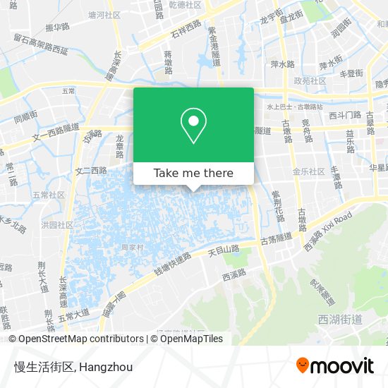 慢生活街区 map