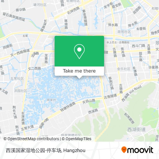 西溪国家湿地公园-停车场 map