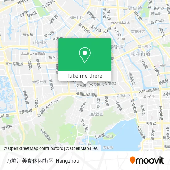 万塘汇美食休闲街区 map