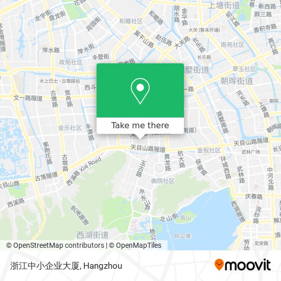 浙江中小企业大厦 map