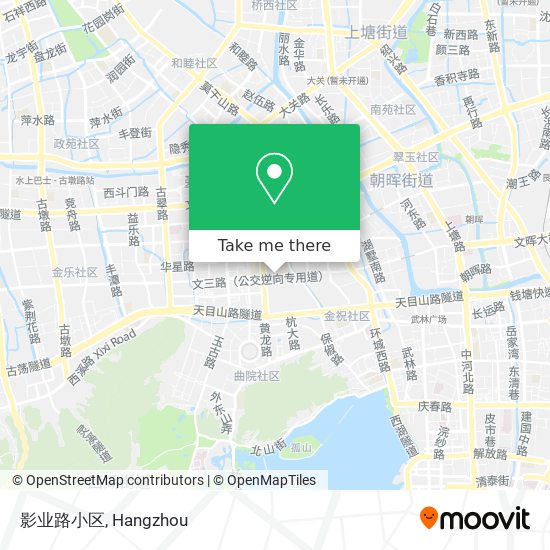 影业路小区 map
