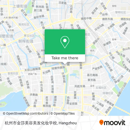 杭州市金莎美容美发化妆学校 map