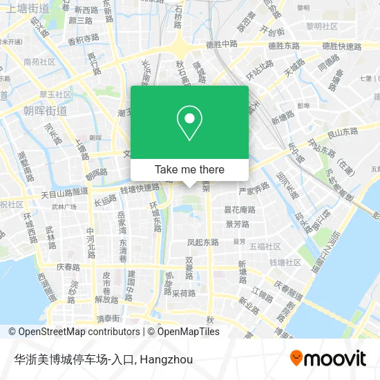 华浙美博城停车场-入口 map