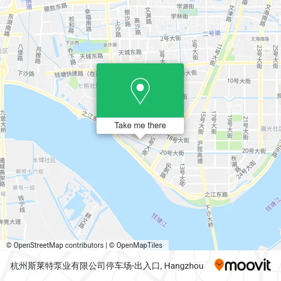 杭州斯莱特泵业有限公司停车场-出入口 map