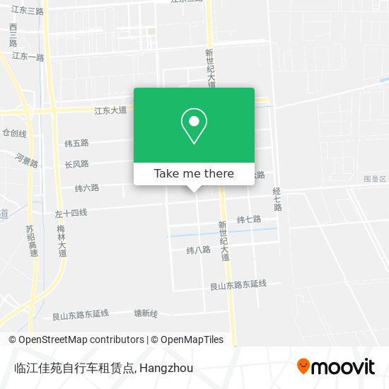 临江佳苑自行车租赁点 map