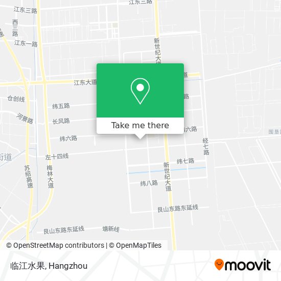 临江水果 map