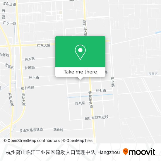 杭州萧山临江工业园区流动人口管理中队 map