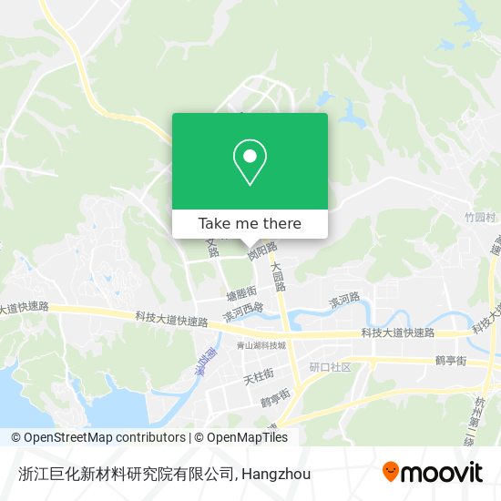 浙江巨化新材料研究院有限公司 map