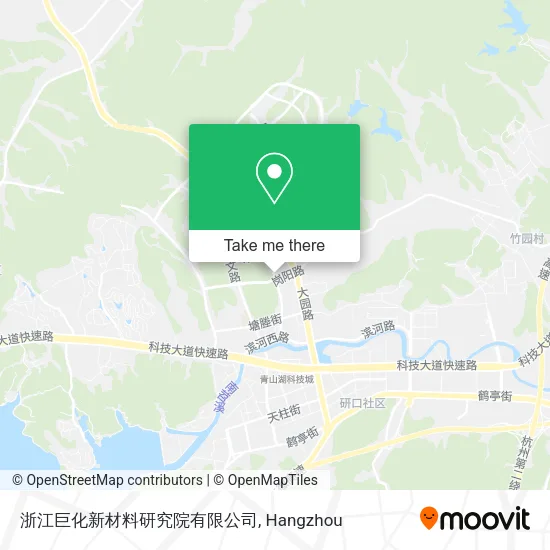 浙江巨化新材料研究院有限公司 map