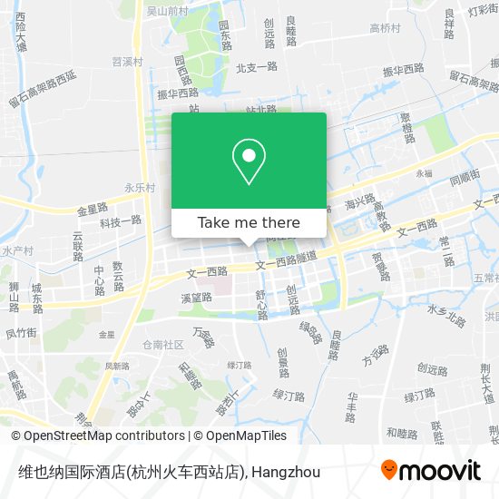 维也纳国际酒店(杭州火车西站店) map