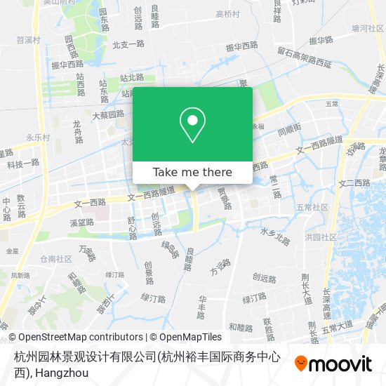 杭州园林景观设计有限公司(杭州裕丰国际商务中心西) map