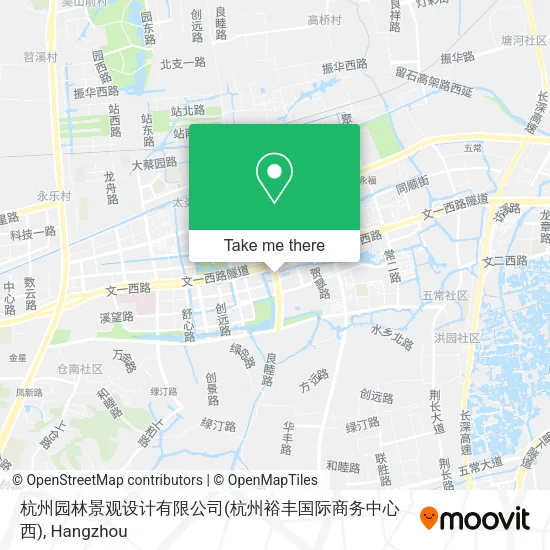杭州园林景观设计有限公司(杭州裕丰国际商务中心西) map