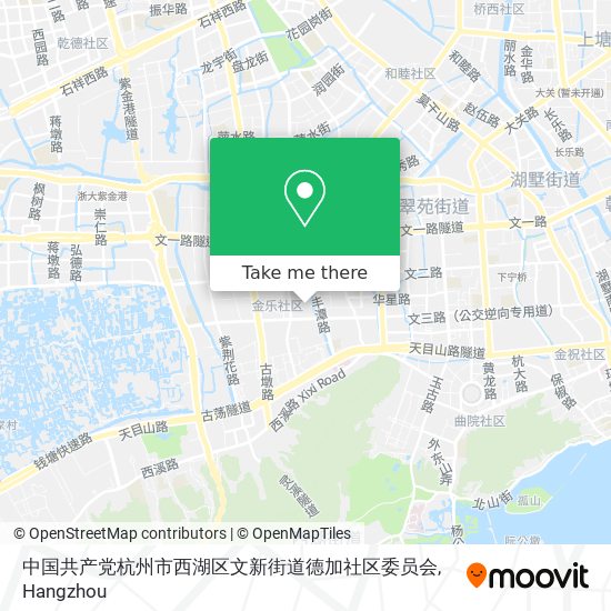 中国共产党杭州市西湖区文新街道德加社区委员会 map