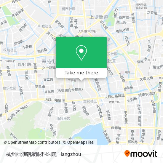 杭州西湖朝聚眼科医院 map