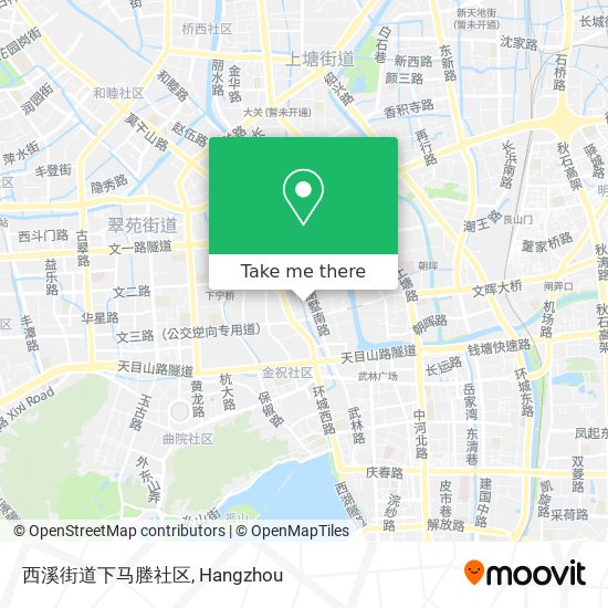 西溪街道下马塍社区 map