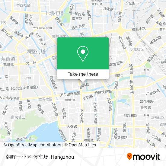 朝晖一小区-停车场 map