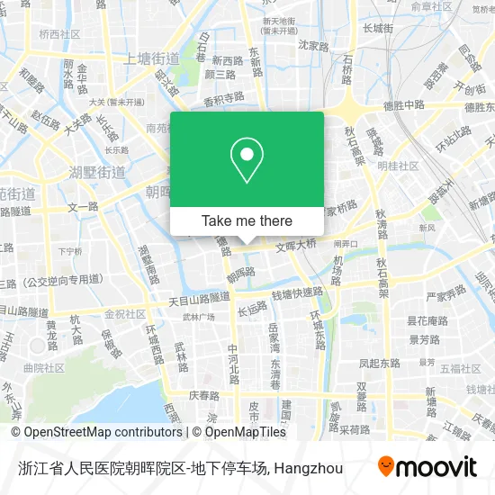 浙江省人民医院朝晖院区-地下停车场 map