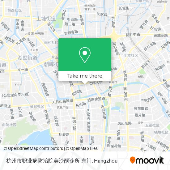 杭州市职业病防治院美沙酮诊所-东门 map