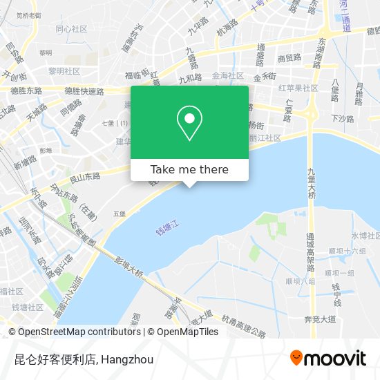 昆仑好客便利店 map