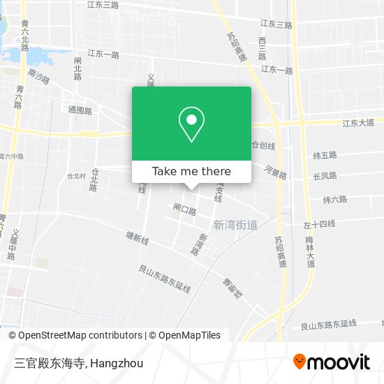 三官殿东海寺 map