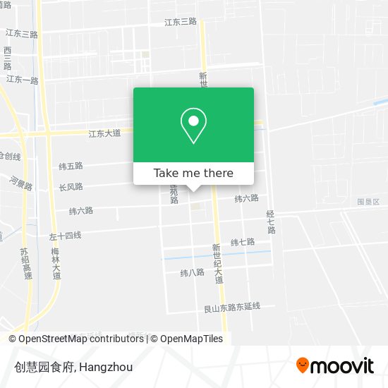 创慧园食府 map
