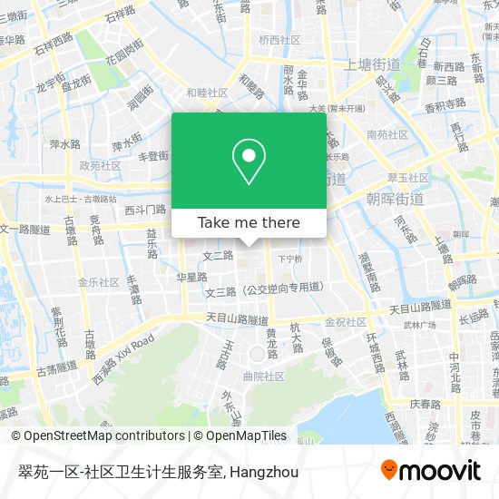 翠苑一区-社区卫生计生服务室 map