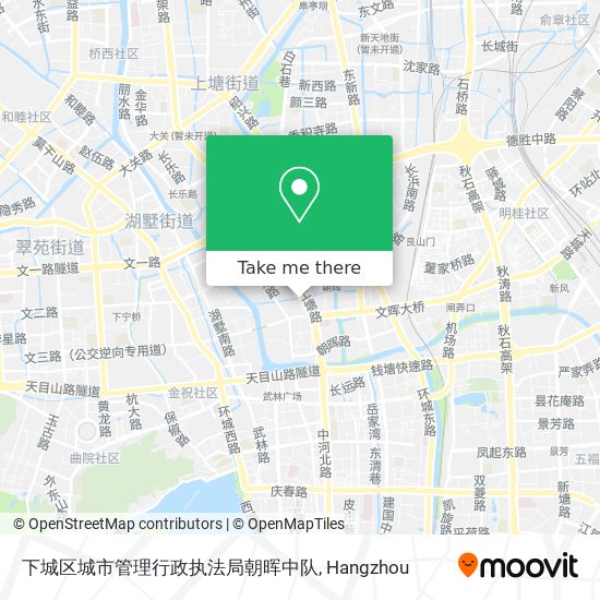 下城区城市管理行政执法局朝晖中队 map
