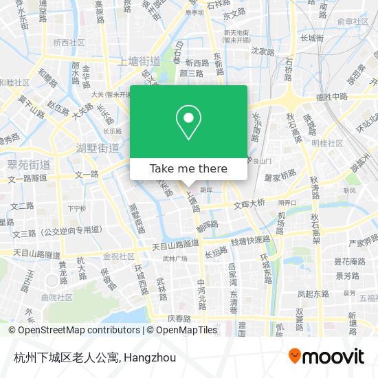 杭州下城区老人公寓 map