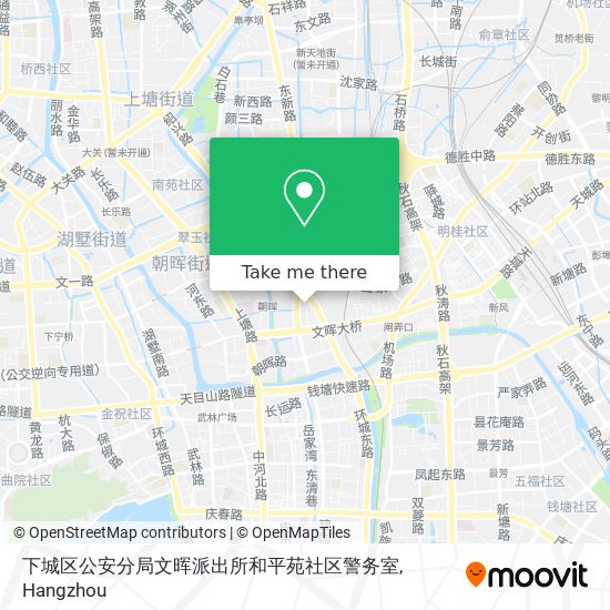 下城区公安分局文晖派出所和平苑社区警务室 map