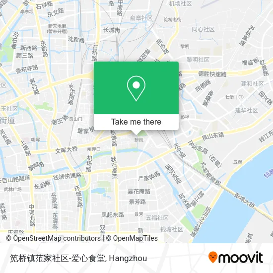 笕桥镇范家社区-爱心食堂 map