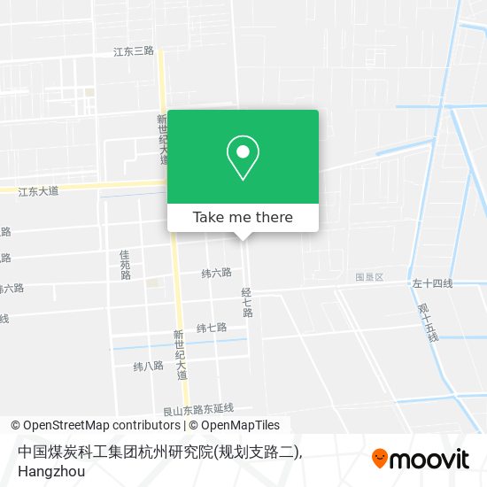 中国煤炭科工集团杭州研究院(规划支路二) map