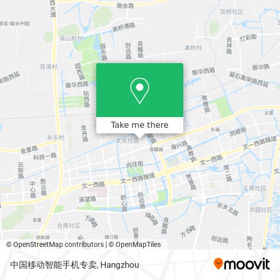 中国移动智能手机专卖 map