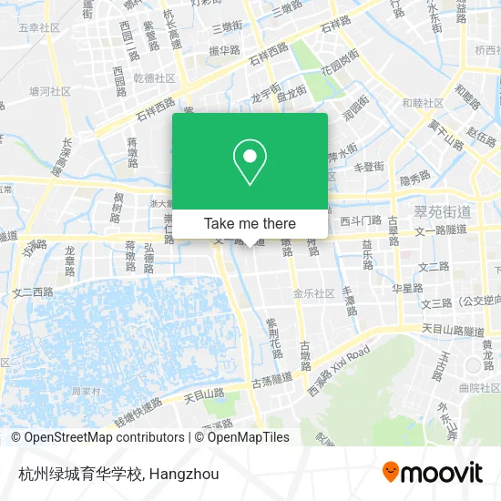 杭州绿城育华学校 map
