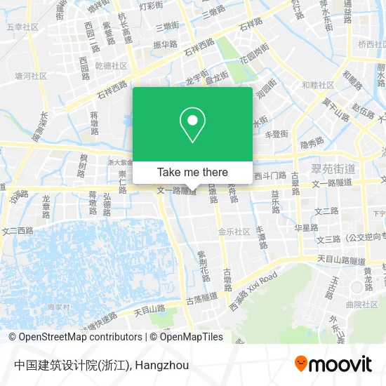 中国建筑设计院(浙江) map