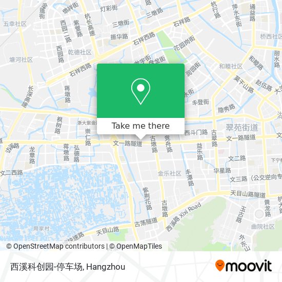 西溪科创园-停车场 map