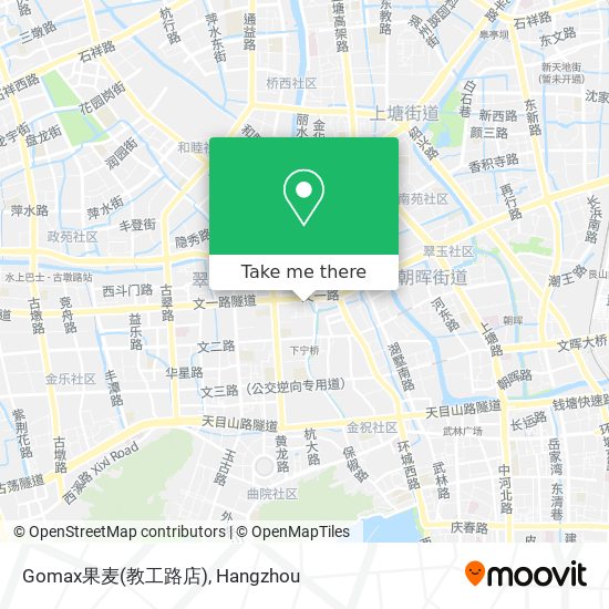 Gomax果麦(教工路店) map