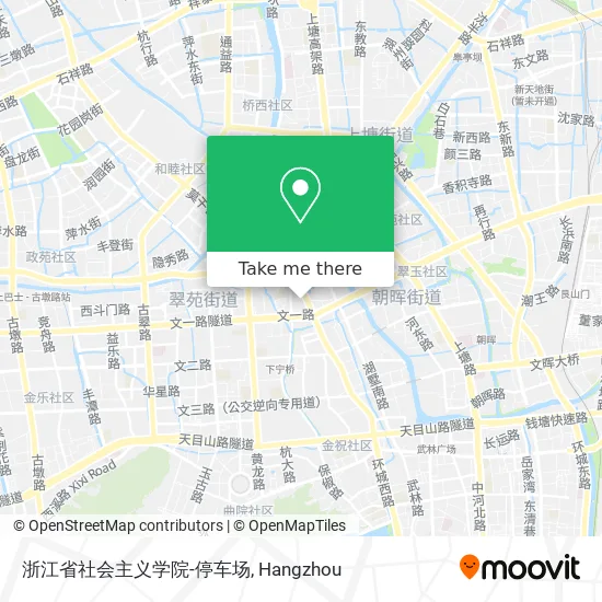 浙江省社会主义学院-停车场 map