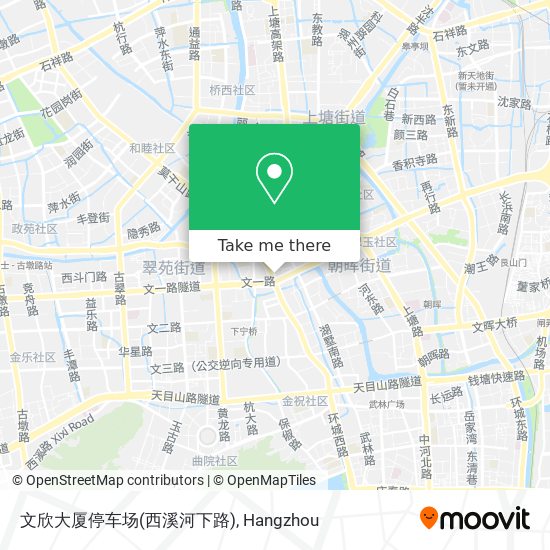 文欣大厦停车场(西溪河下路) map