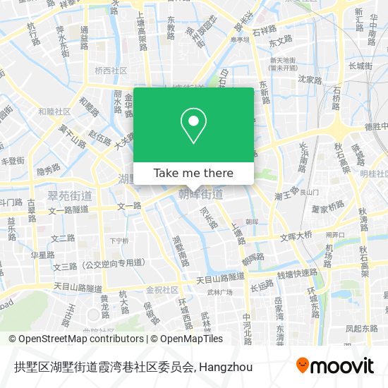 拱墅区湖墅街道霞湾巷社区委员会 map